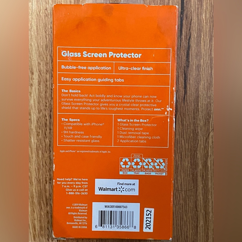 Glass Screen Protector For I-Phone 11/XR New In Box - Picture 4 of 4